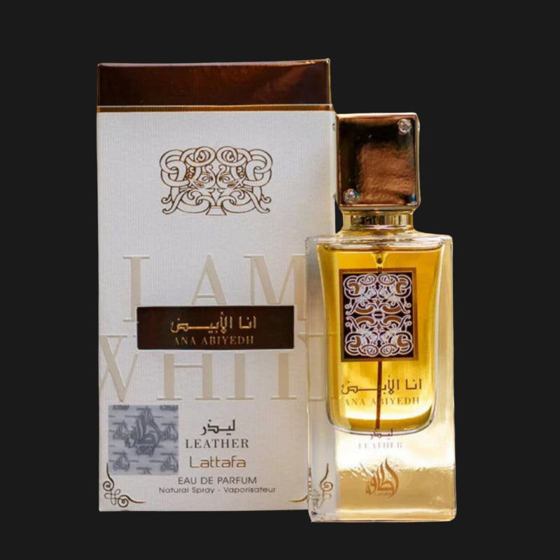 Lattafa Ana Abiyedh Leather - Unisex Woody Perfume 60ml
