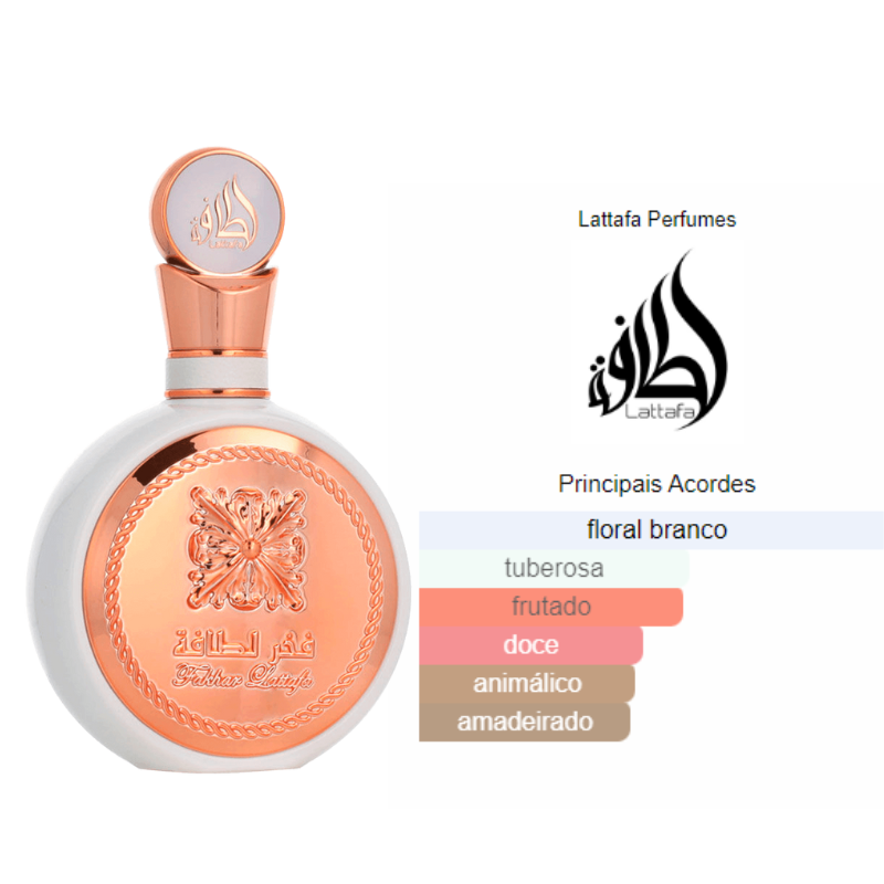 Lattafa Fakhar Rose - Eau de Parfum Unissex Floral Oriental 100ml