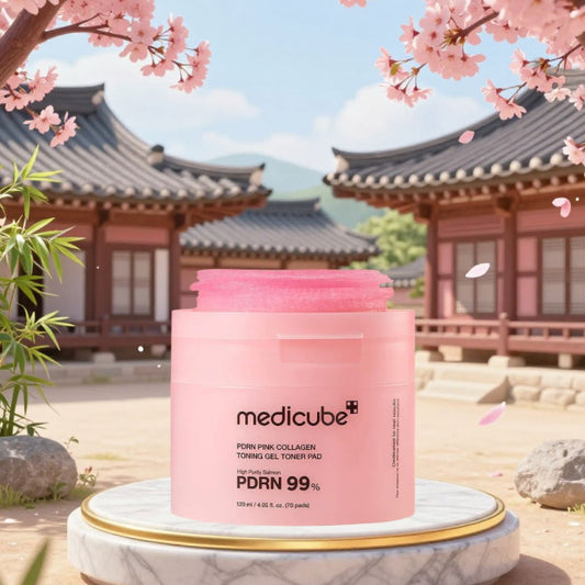 Medicube Pdrn Pink Collagen Toning Gel Toner Pad 70 Pads