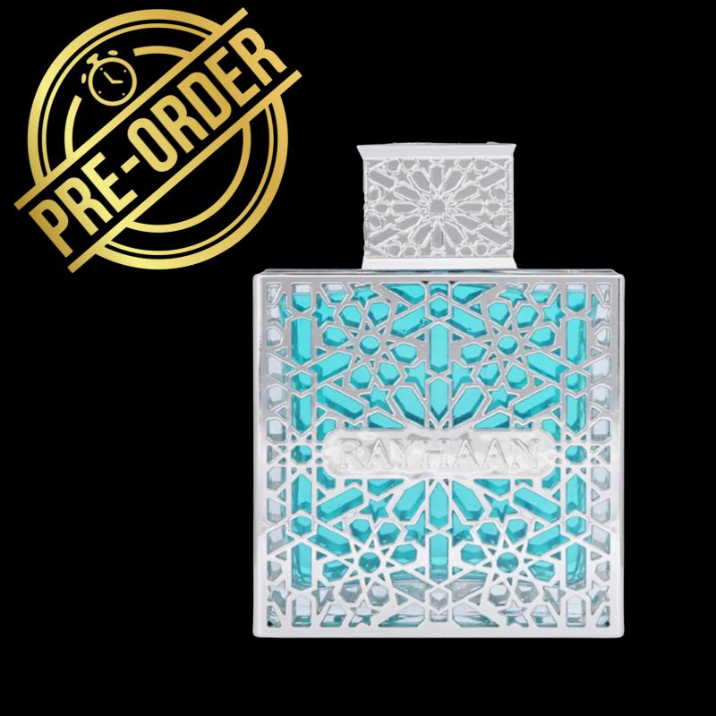 Rayhaan Azul eau de parfum unissex (PRÉ-VENDA DISPONIVEL A PARTIR DE 19.06.2026)