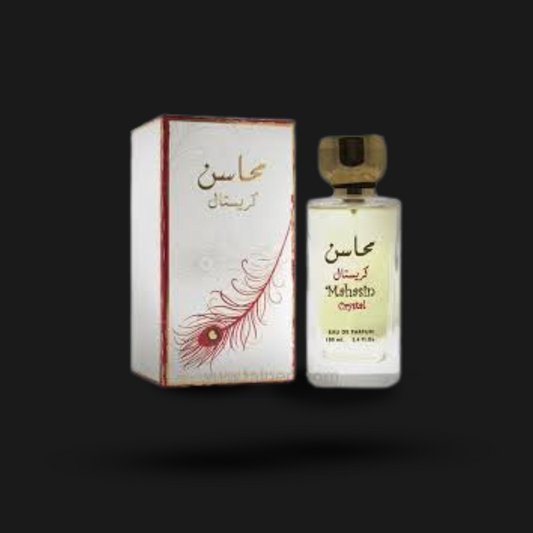 Lattafa Mahasin Crystal Eau de Parfum 100ml | Perfume de Luxo Oriental