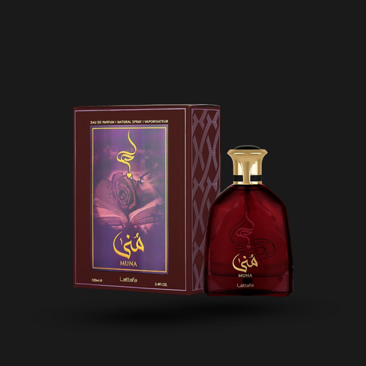 Muna by Lattafa Perfumes para Mulheres e Homens | Eau de Parfum Unissexo