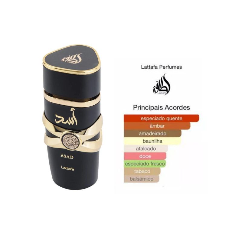 Asad Lattafa Eau de Parfum | Perfume de Luxo Oriental