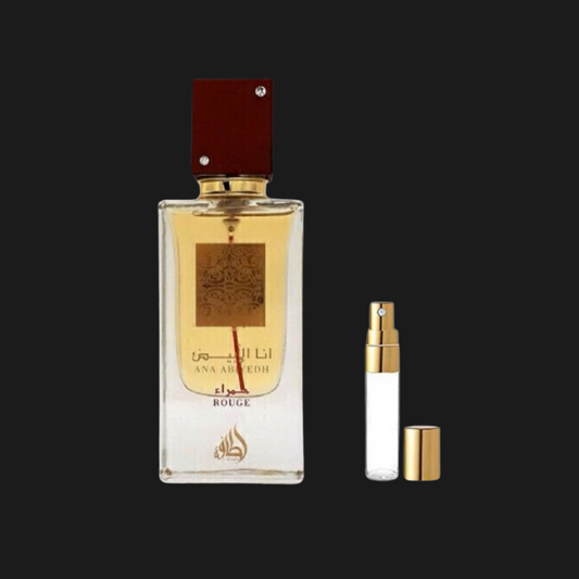 Decant de 5ml Lattafa Ana Abiyedh Rouge - Eau de Parfum Unissex