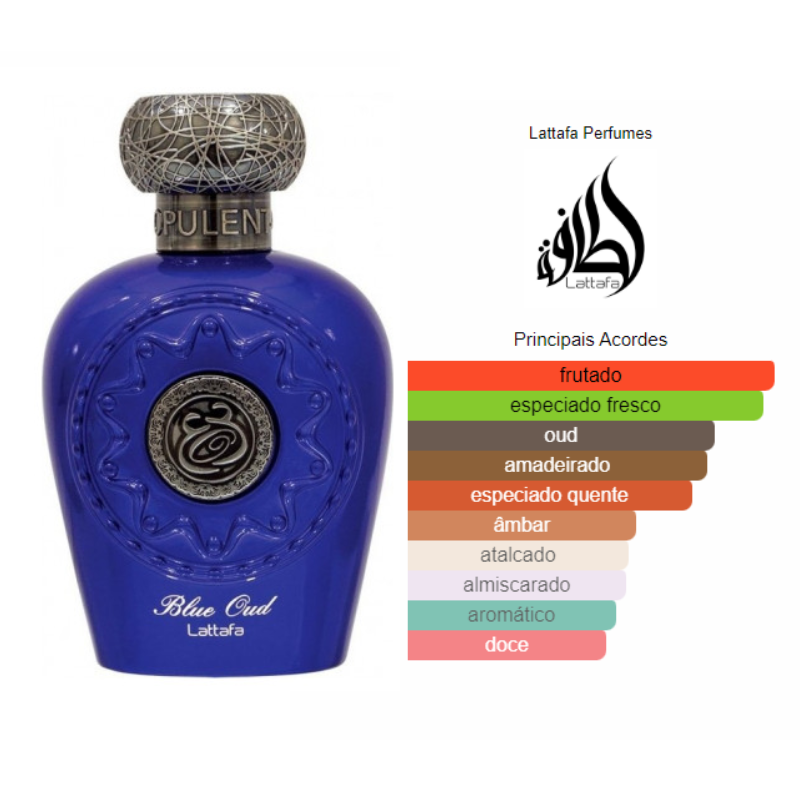 Lattafa Opulent Blue Oud - Eau de Parfum Unissex 100ml