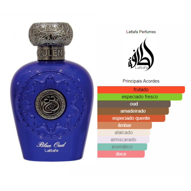 Lattafa Opulent Blue Oud - Unisex Eau de Parfum 100ml