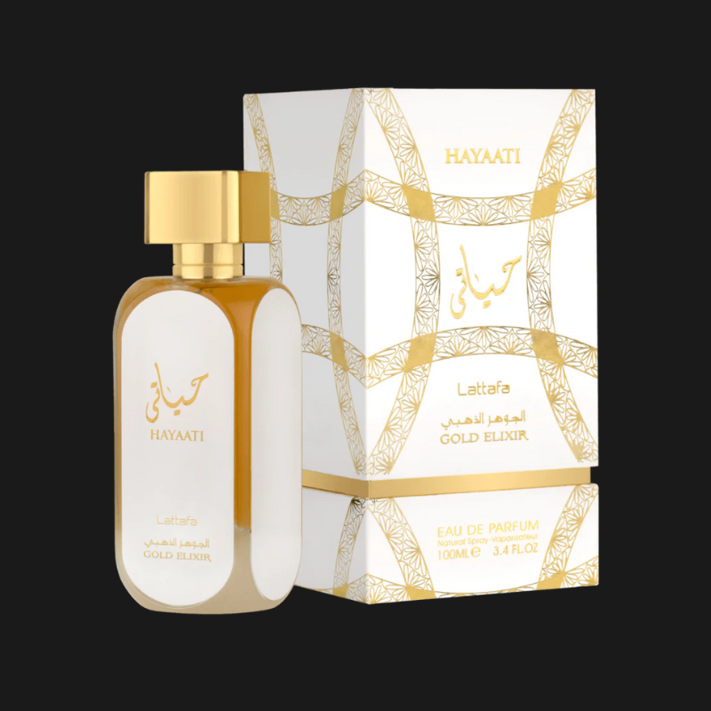 Hayaati Gold Elixir da Lattafa Perfumes | Fragrância Oriental Premium